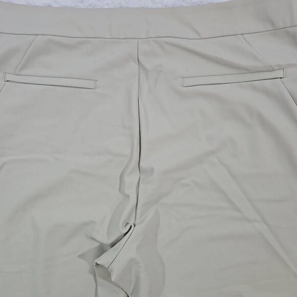 Athleta Stellar Straight Crop Pant Womens Size 24 Cream Khaki Casual Dressy Pant - Picture 9 of 10